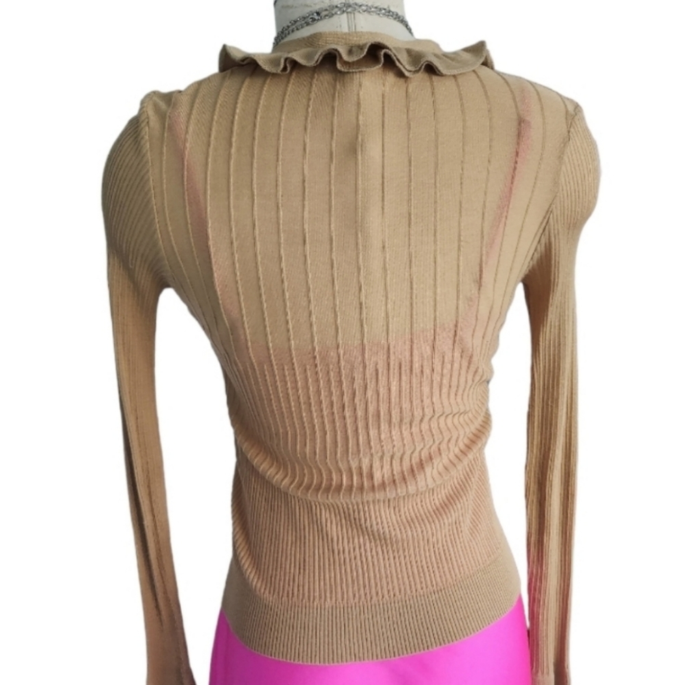 ANNE FONTAINE Ruffled Cardigan - Picture 4 of 6